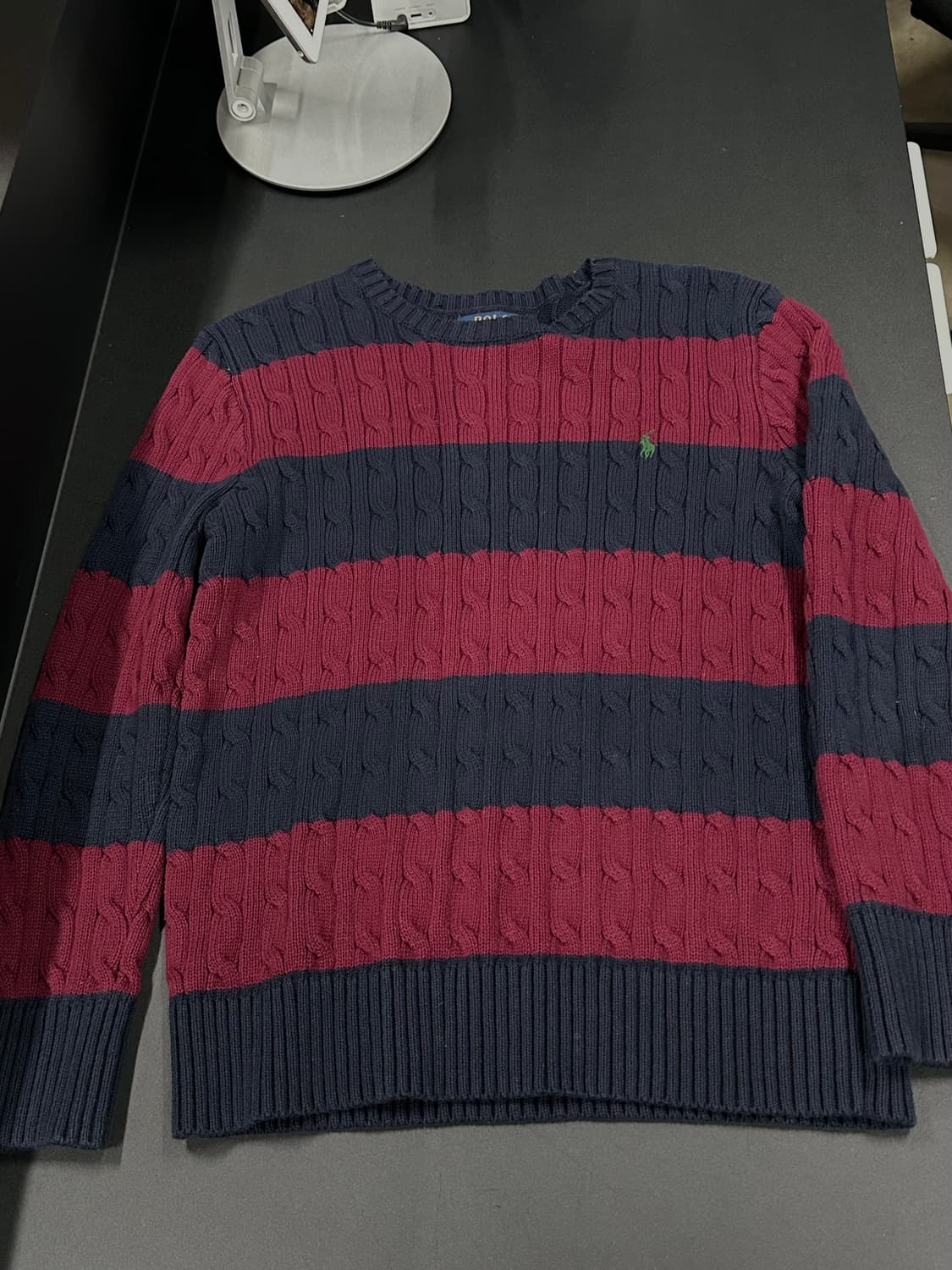 폴로 랄프로렌 스트라이프 케이블 니트 상품이미지3