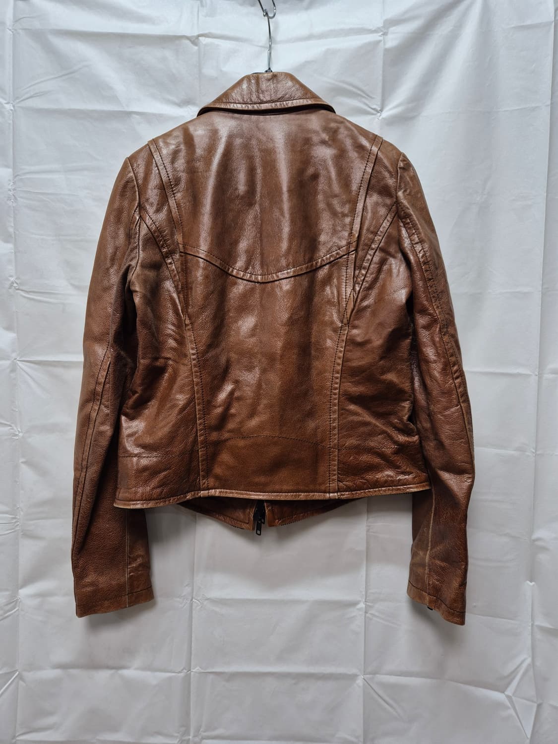 시스템 가죽 라이더자켓 상품이미지5