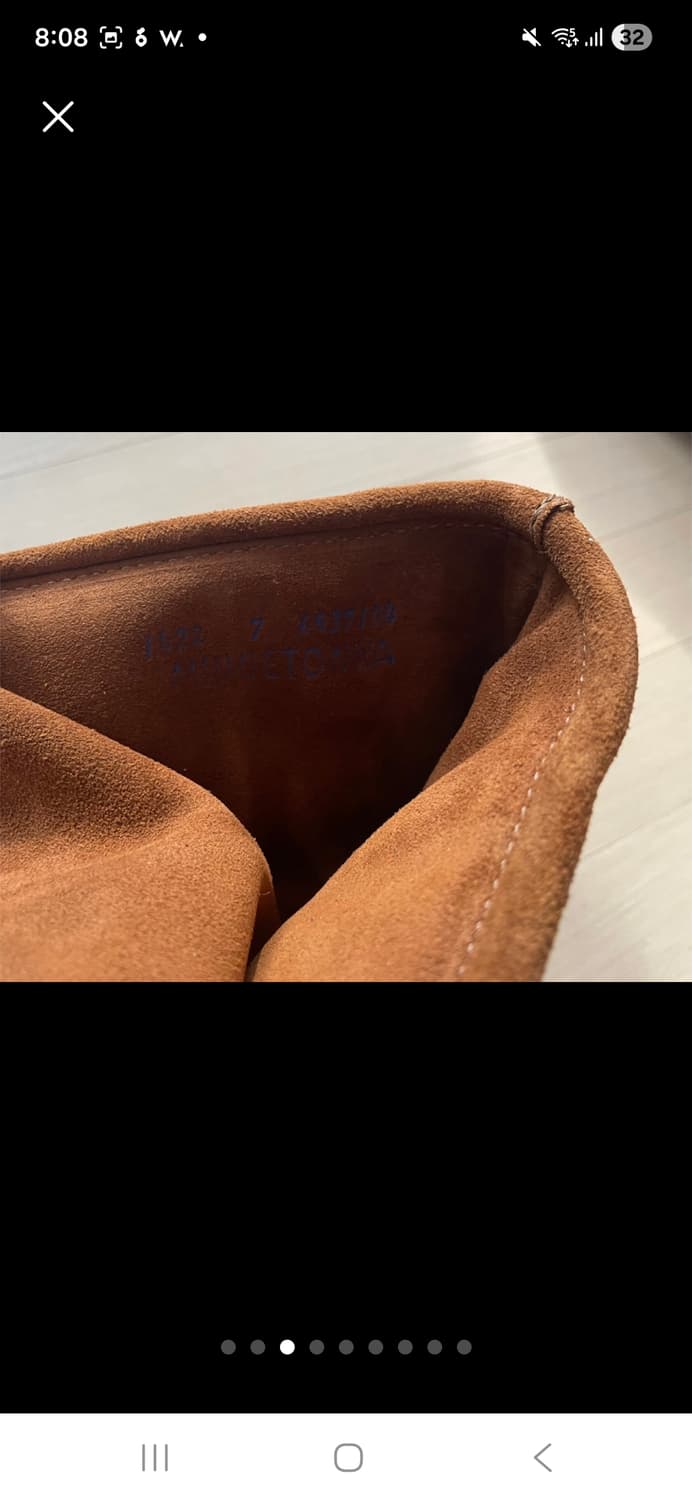 (마지막특가) 미네통카 롱부츠 7(240) 새상품 상품이미지5