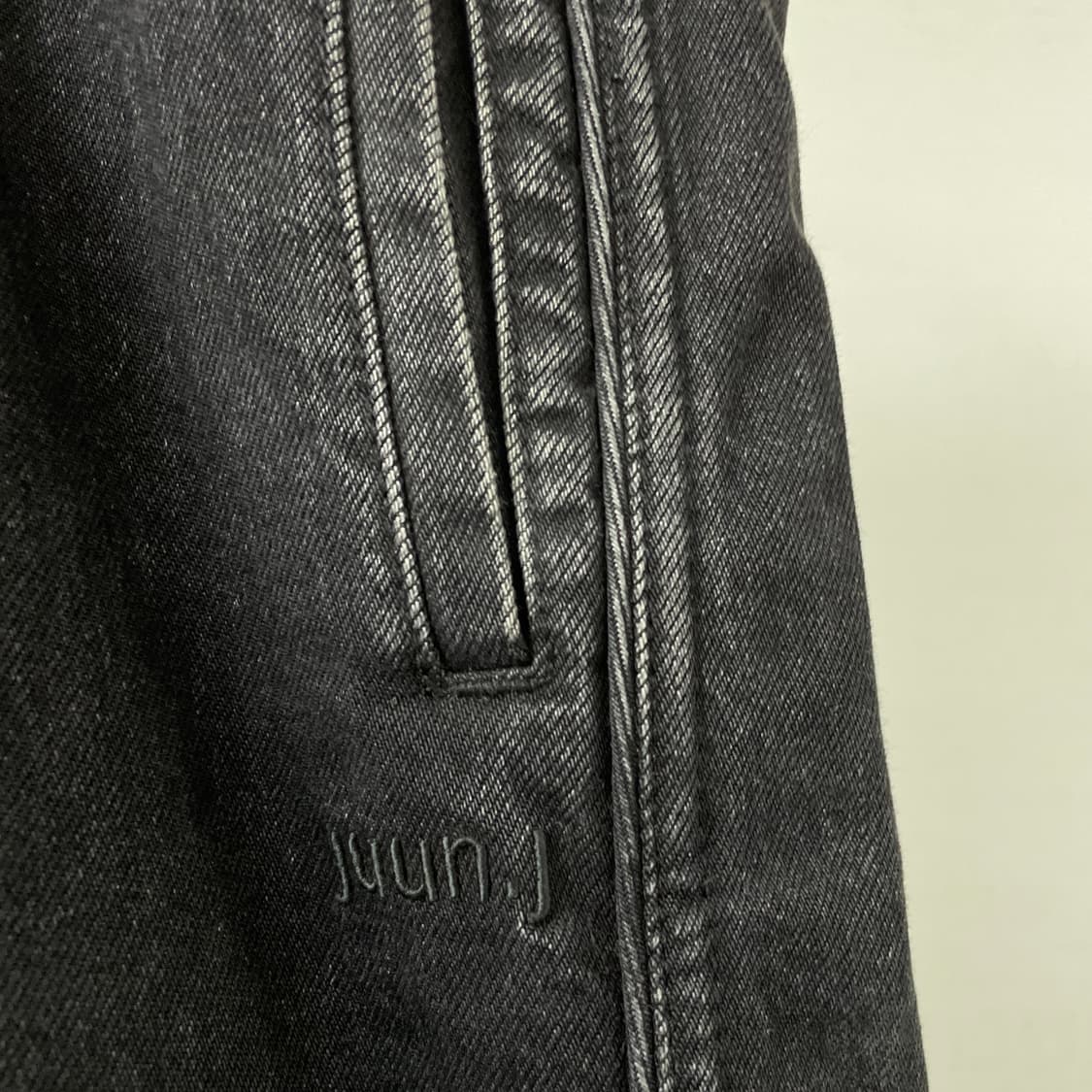 2021 준지 흑청 데님 조거 팬츠 50 상품이미지4