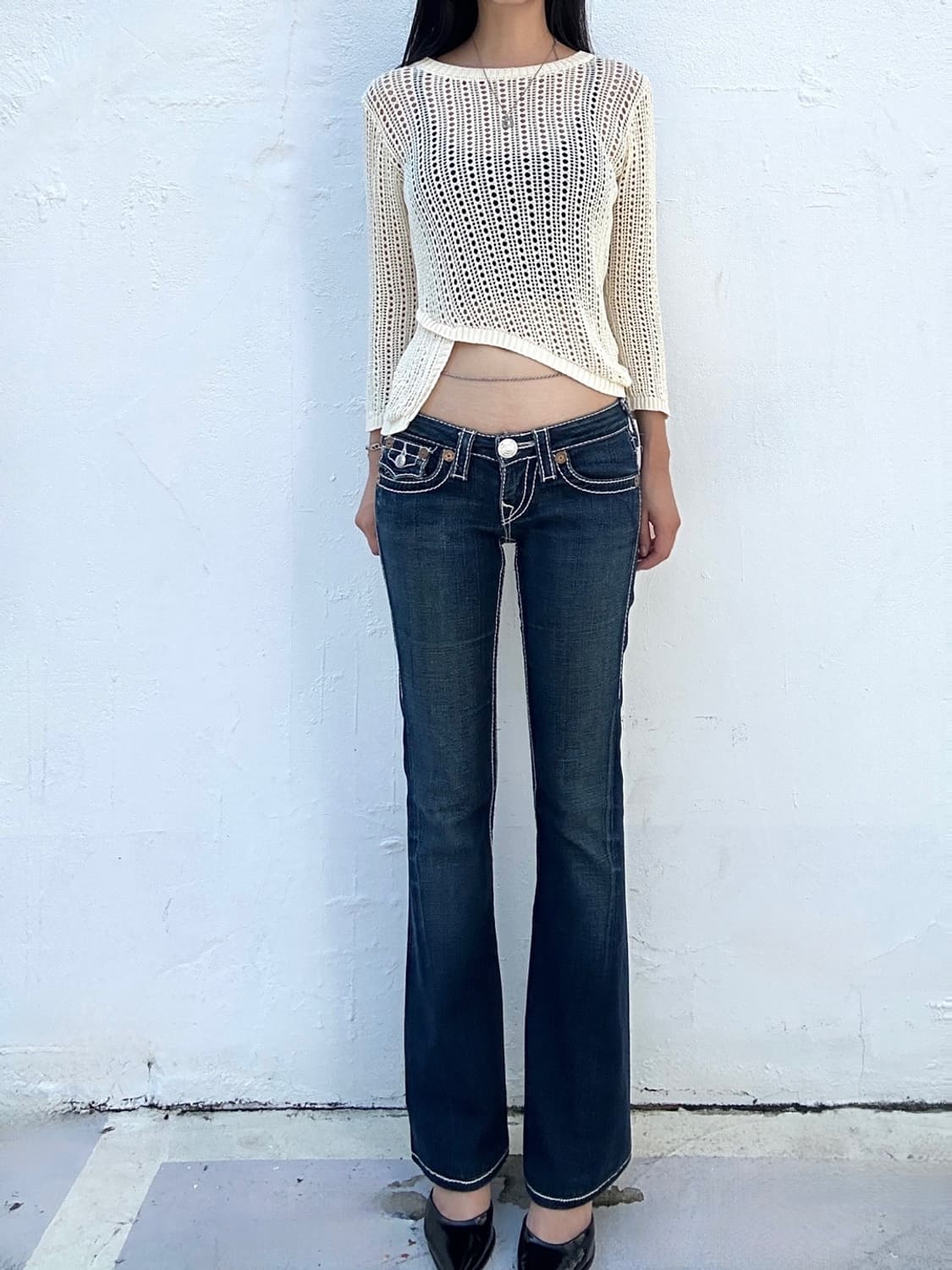 TRUE RELIGION JOEY BIG T dark blue jeans 상품이미지2