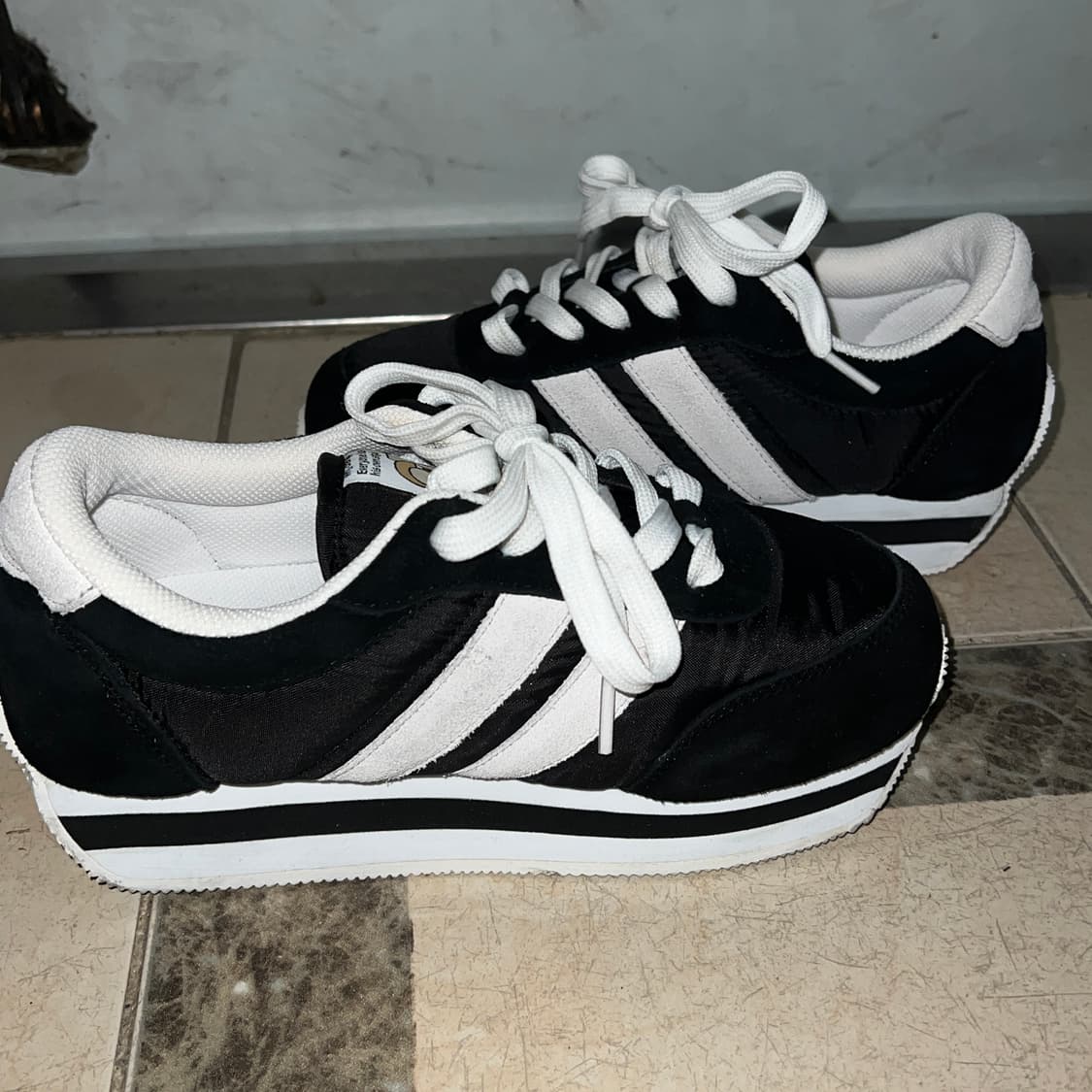 포즈간츠 스니커즈 블랙 운동화 상품이미지5