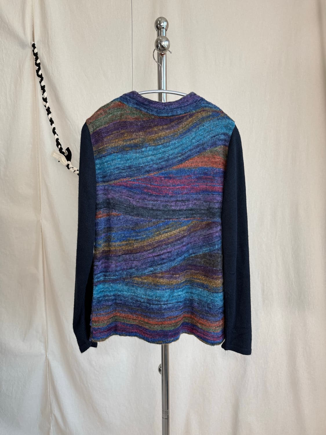 레인보우 니트 탑 상품이미지4