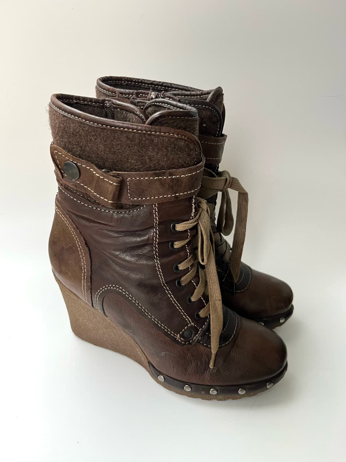 Vintage wedge boots 상품이미지2