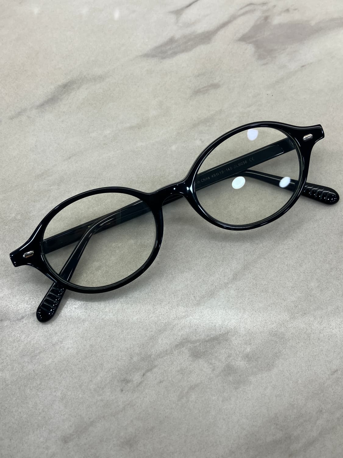 하츠 Hatz 긱시크 블랙 오벌 뿔테 상품이미지8