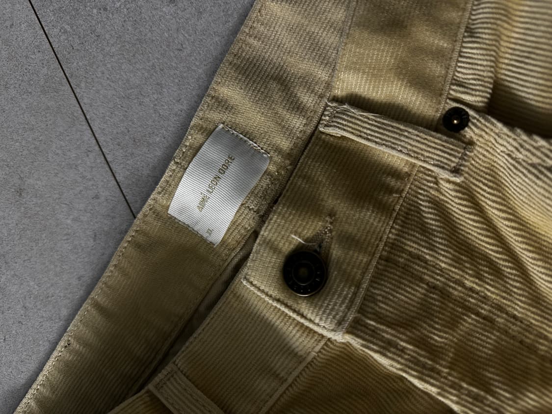 fw22 ald micro cord relaxed cream 상품이미지2