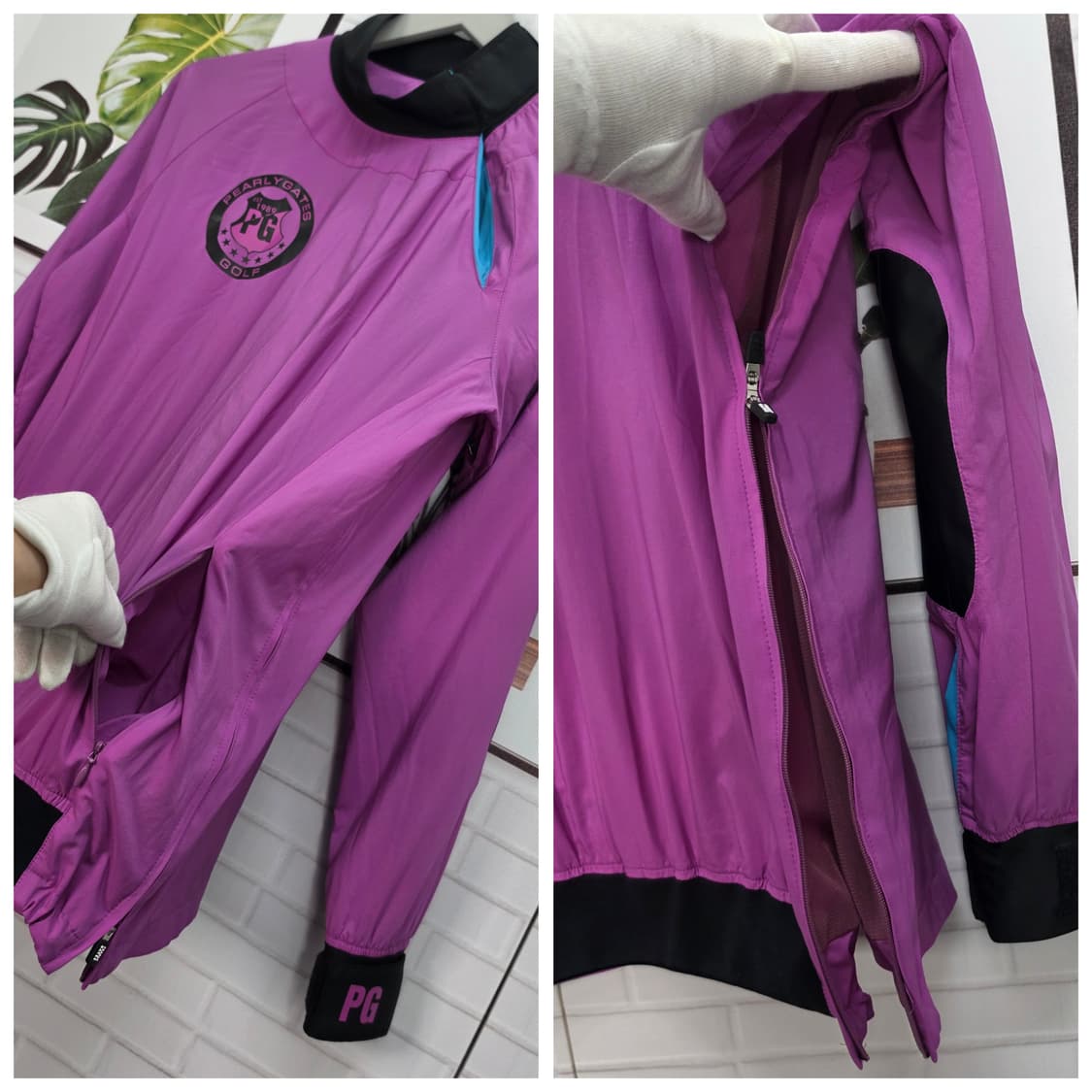 파리게이츠 골프 풀오버 블루종 바람막이 2사이즈 상품이미지3