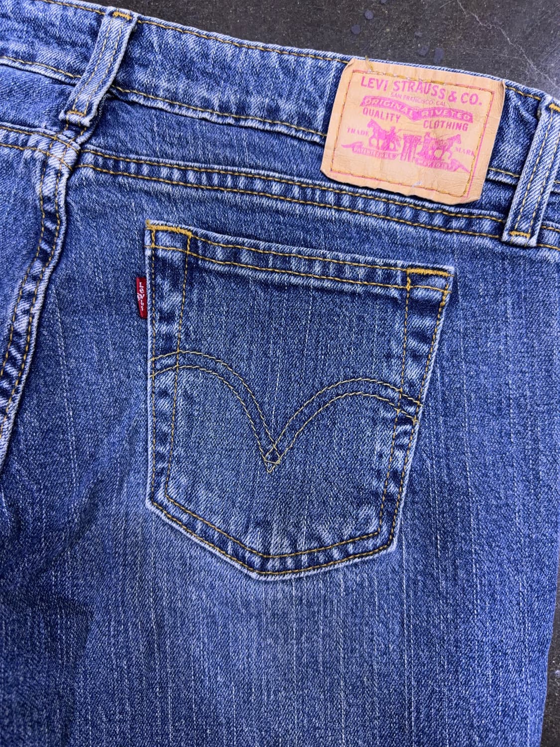 리바이스 545 00's 멕시코 로우 부츠컷 플레어 데님팬츠 6M 상품이미지6