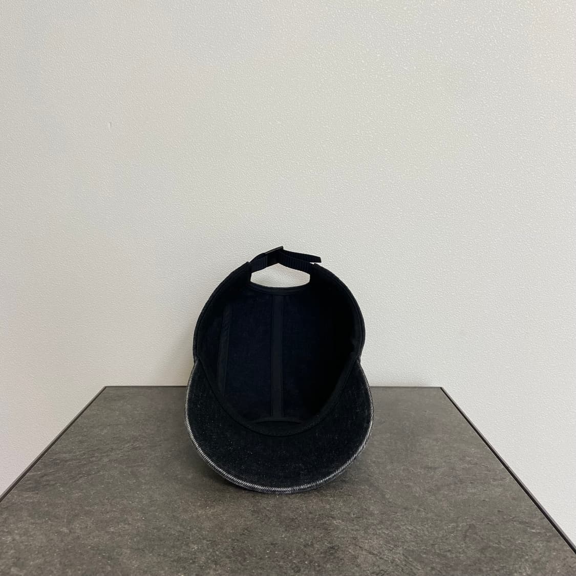 슈프림 워시드 데님 블랙 박스로고 캠프캡 모자 상품이미지5