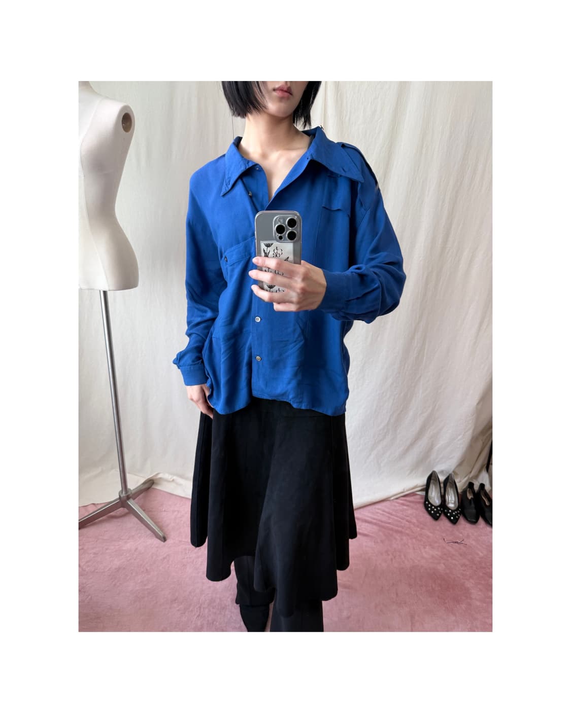 Hiroko Koshino 프레타 포레타 셔츠 상품이미지1