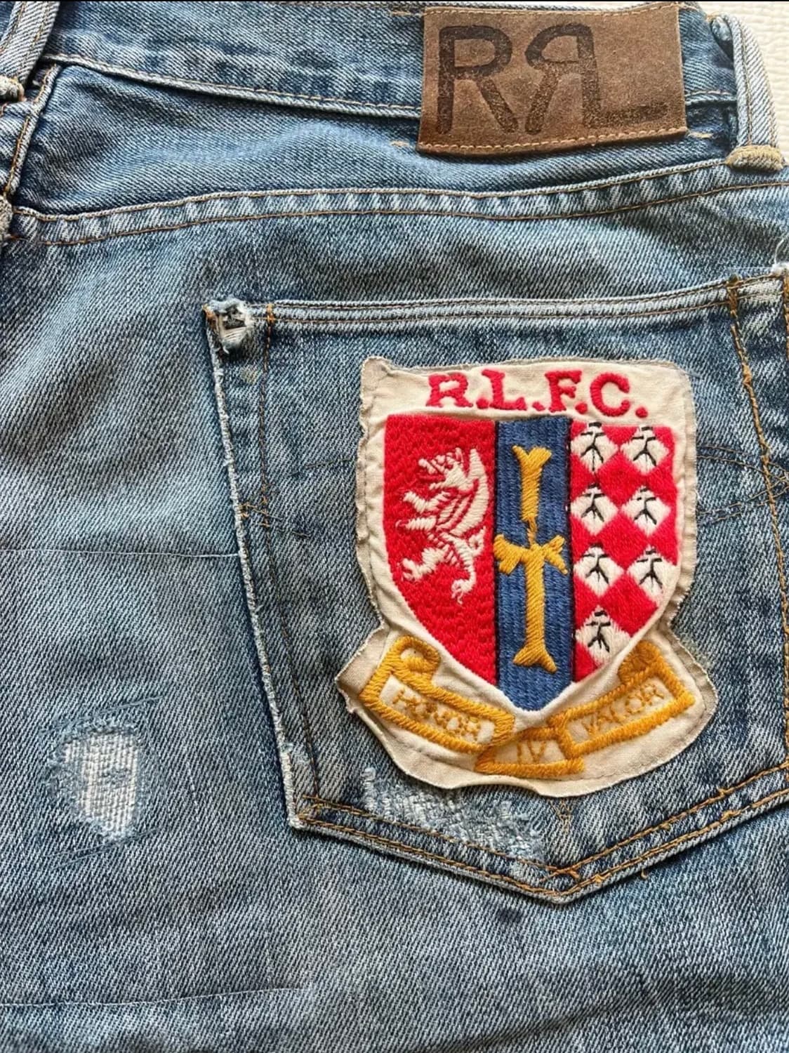 RRL VINTAGE REPAIRED SELVEDGE JEANS 상품이미지6