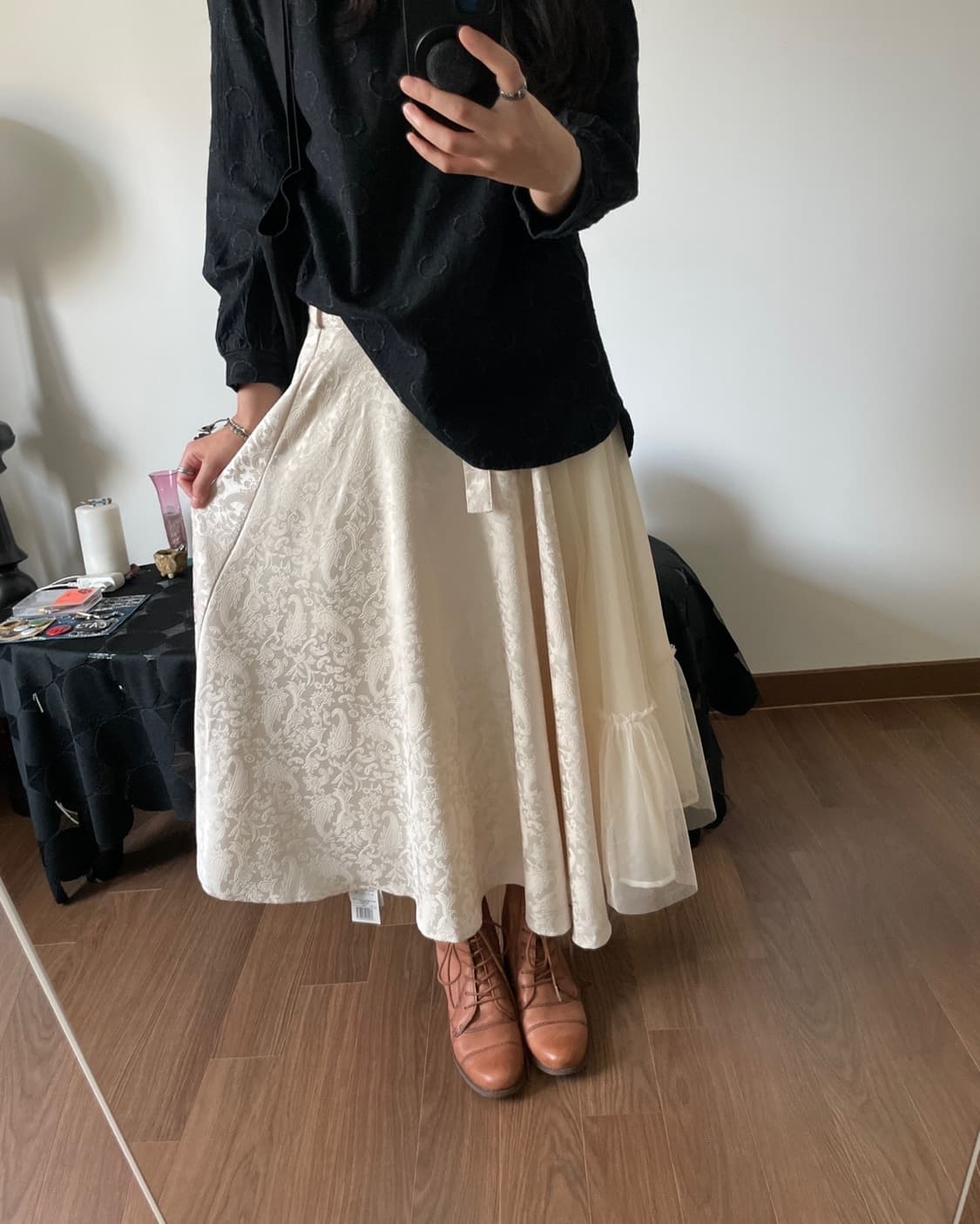Jacquard long skirt 상품이미지9