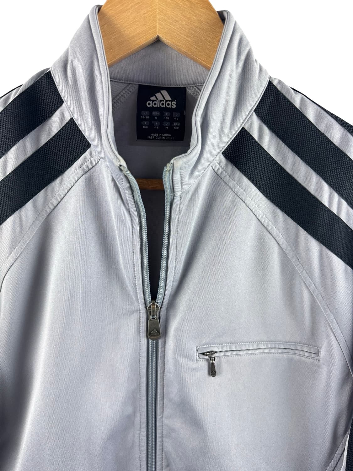 아디다스 그레이 블랙 빅삼선 트랙탑져지2427 상품이미지4