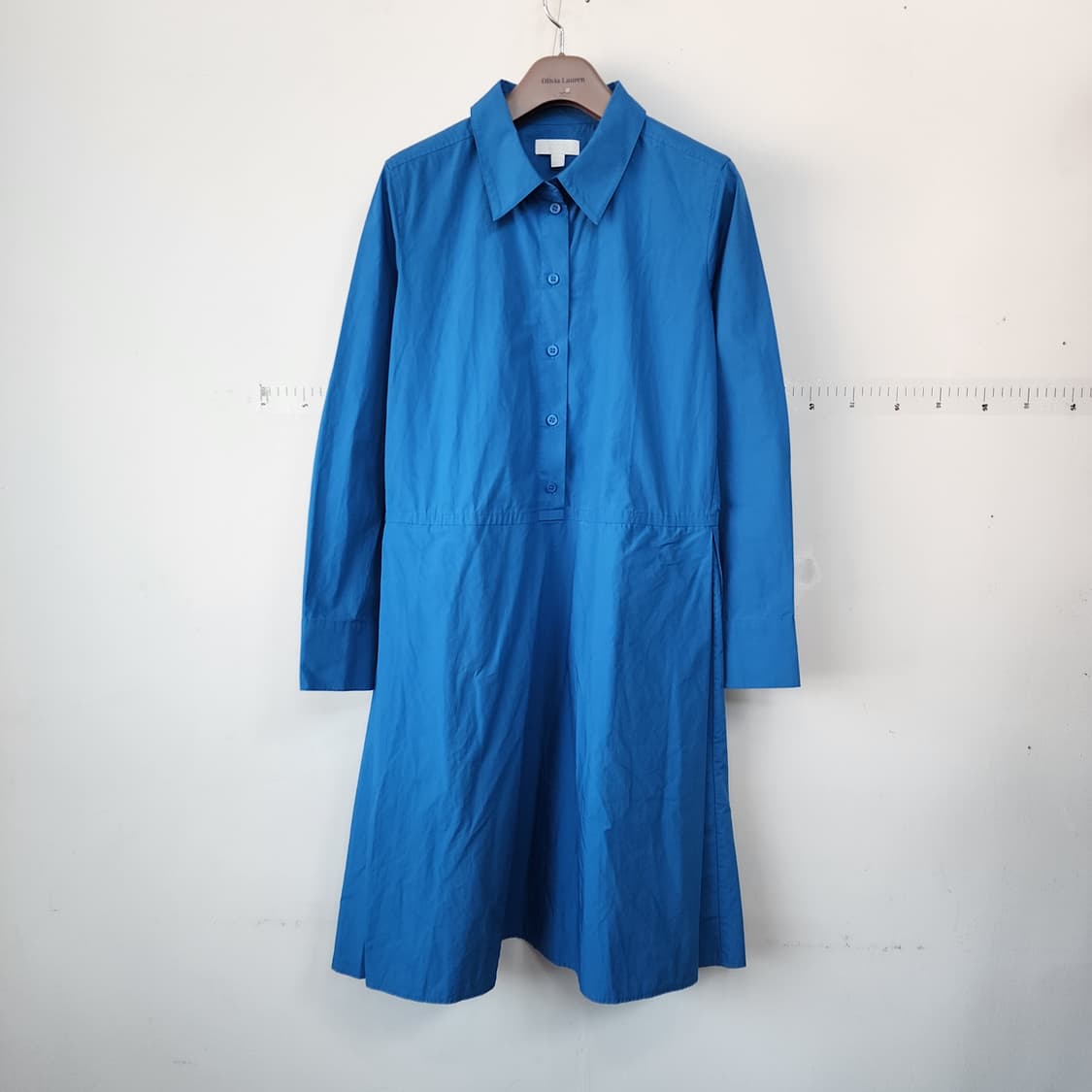 코스 블루 셔츠 원피스 상품이미지1