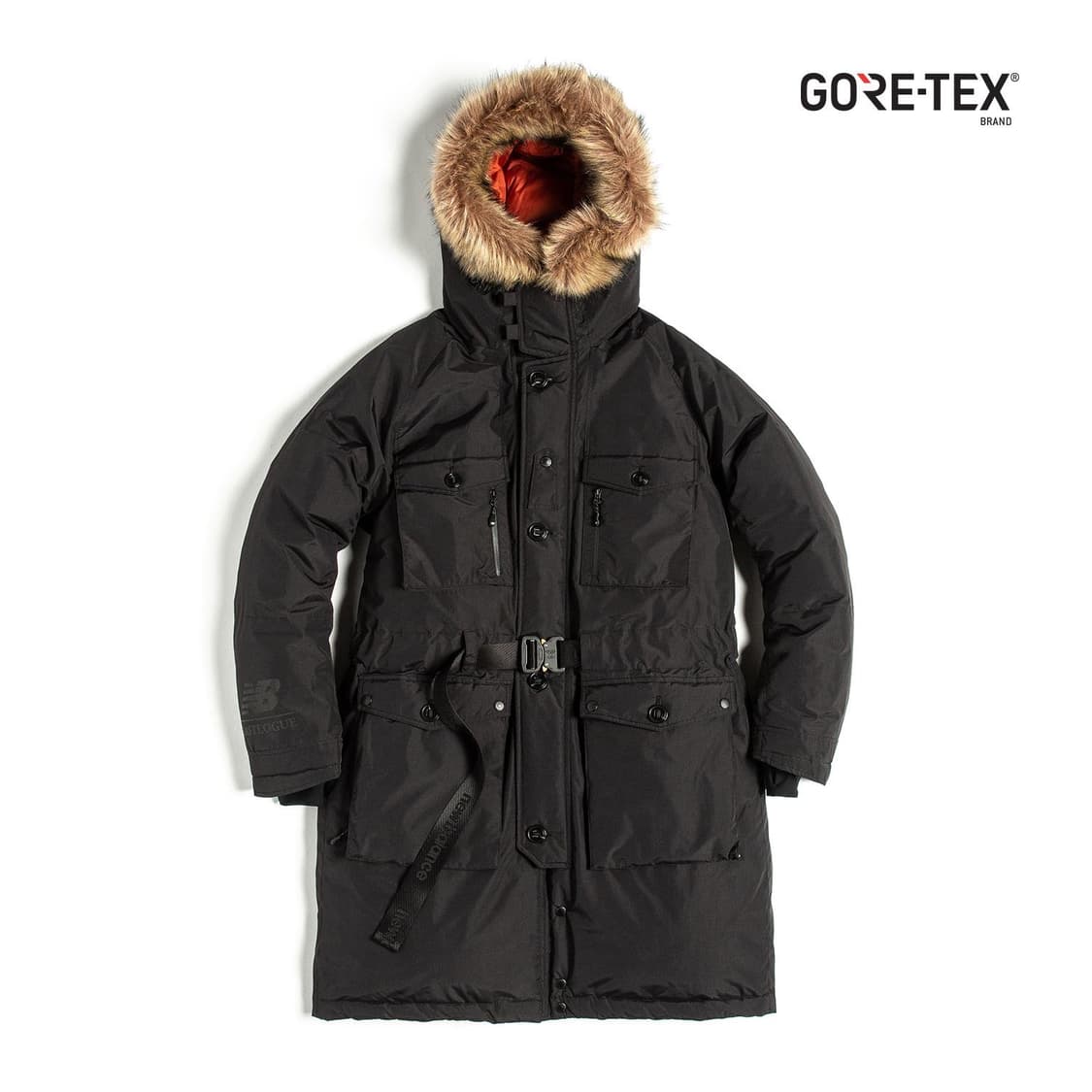 뉴발란스x이스트로그 고어텍스 구스다운 블랙파카 상품이미지1