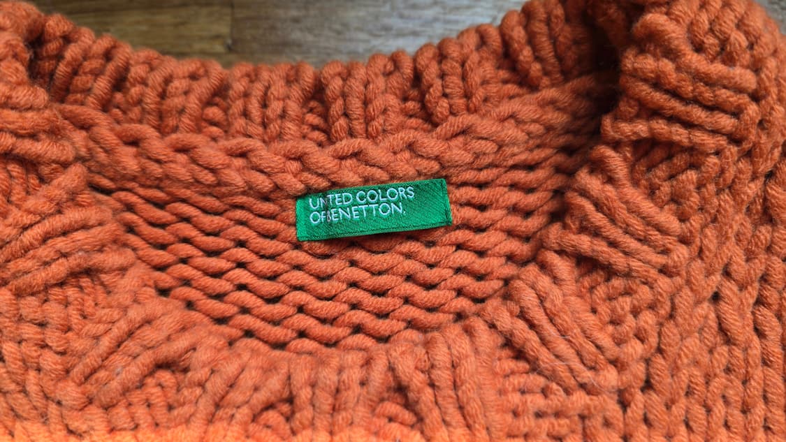 BENETTON 베네통 니트 베스트 조끼 Made In Italy  상품이미지3