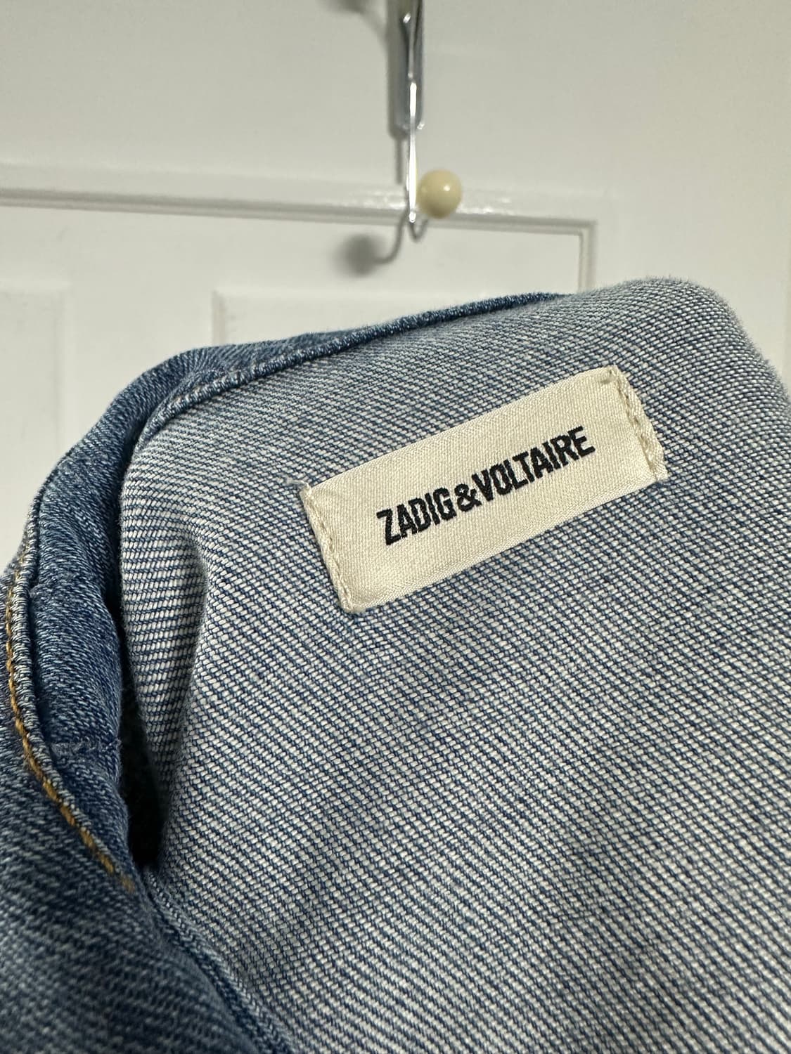 쟈딕앤볼테르 키오키 자수 데님 자켓 상품이미지3