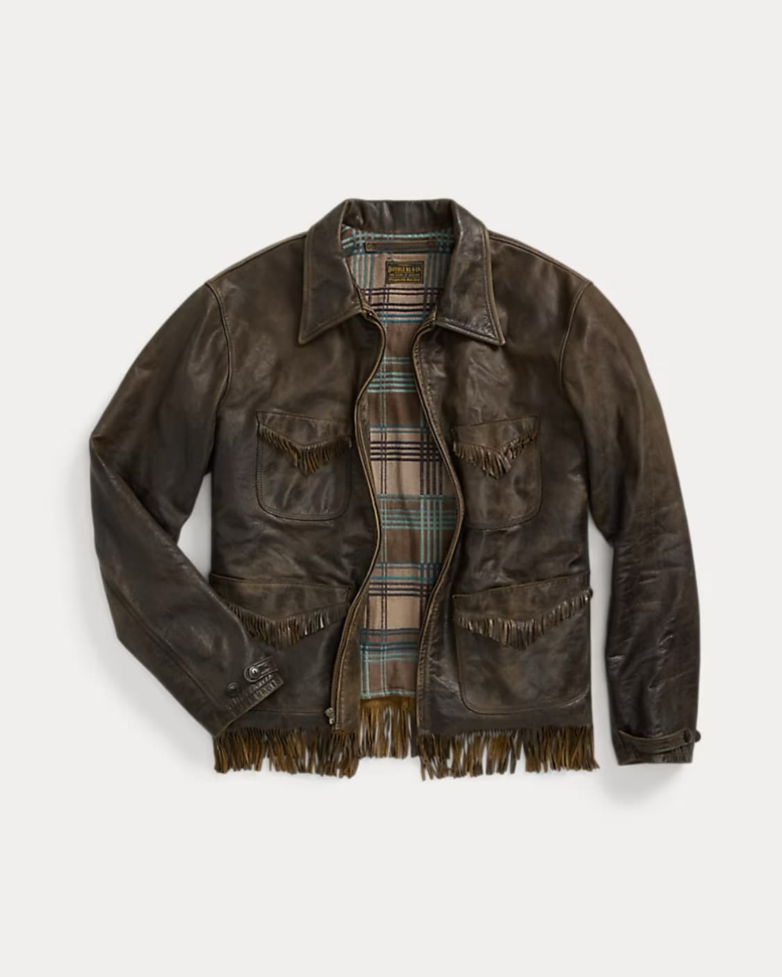 RRL 더블알엘 프린지 레더 자켓 L 상품이미지2