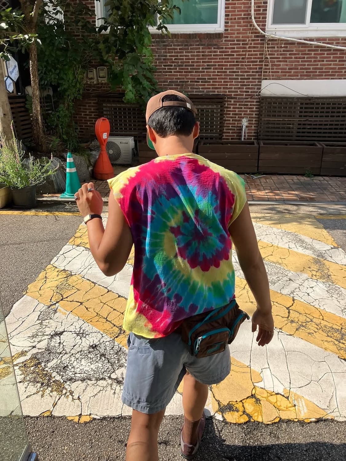 vtg tie-dye cutting sleeveless  상품이미지4
