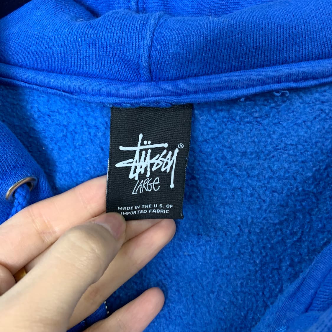 스투시 월드투어 블루 후드집업 상품이미지9