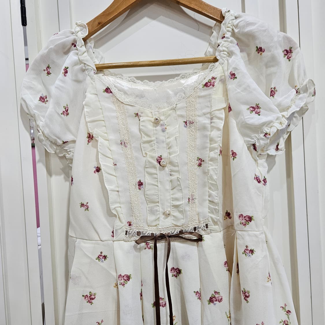 엑시즈팜(Axes femme) 플로럴 로즈 레이스 원피스 상품이미지2