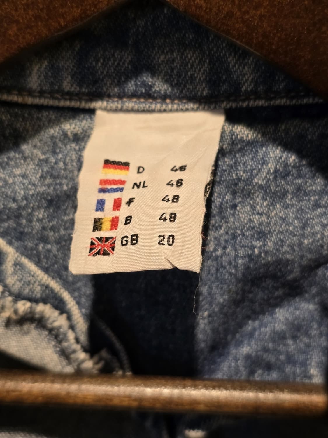 90s Button-Front Overpit Denim Coat 상품이미지5
