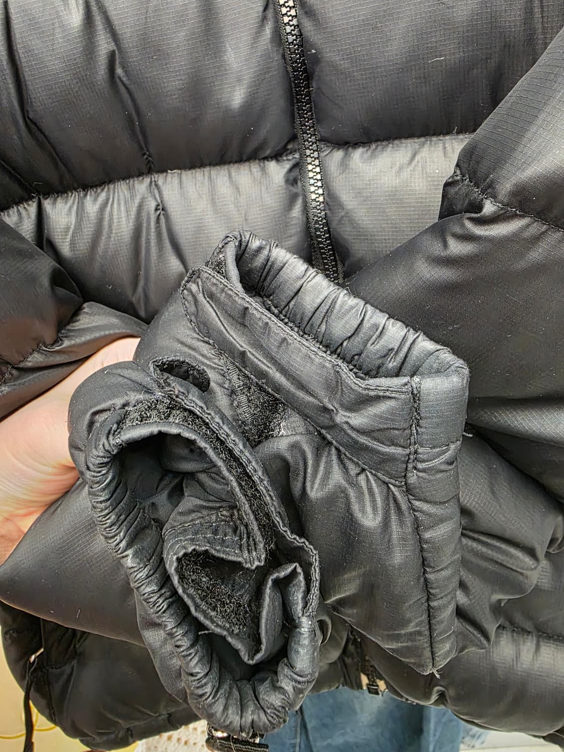 노스페이스 700 눕시 다운 패딩 85 블랙 상품이미지4