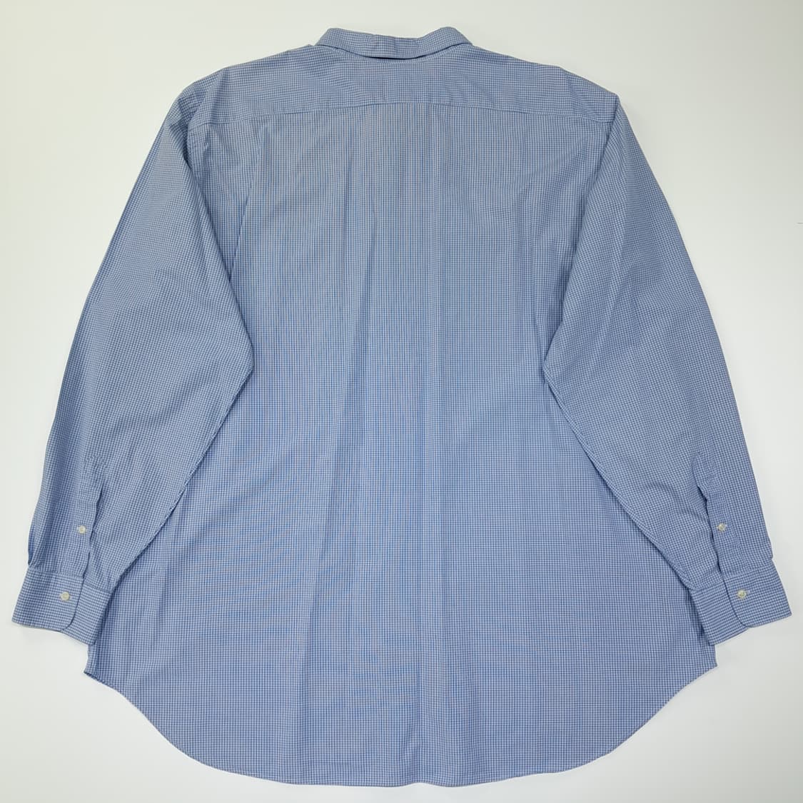 CL252 3XLT 폴로 00s 코튼 마이크로체크 블루 셔츠 남방 상품이미지6