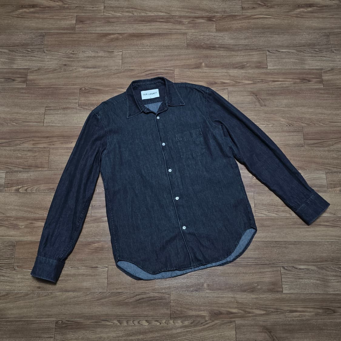 Our Legacy 아워레가쉬 흑청데님 셔츠 52  상품이미지2