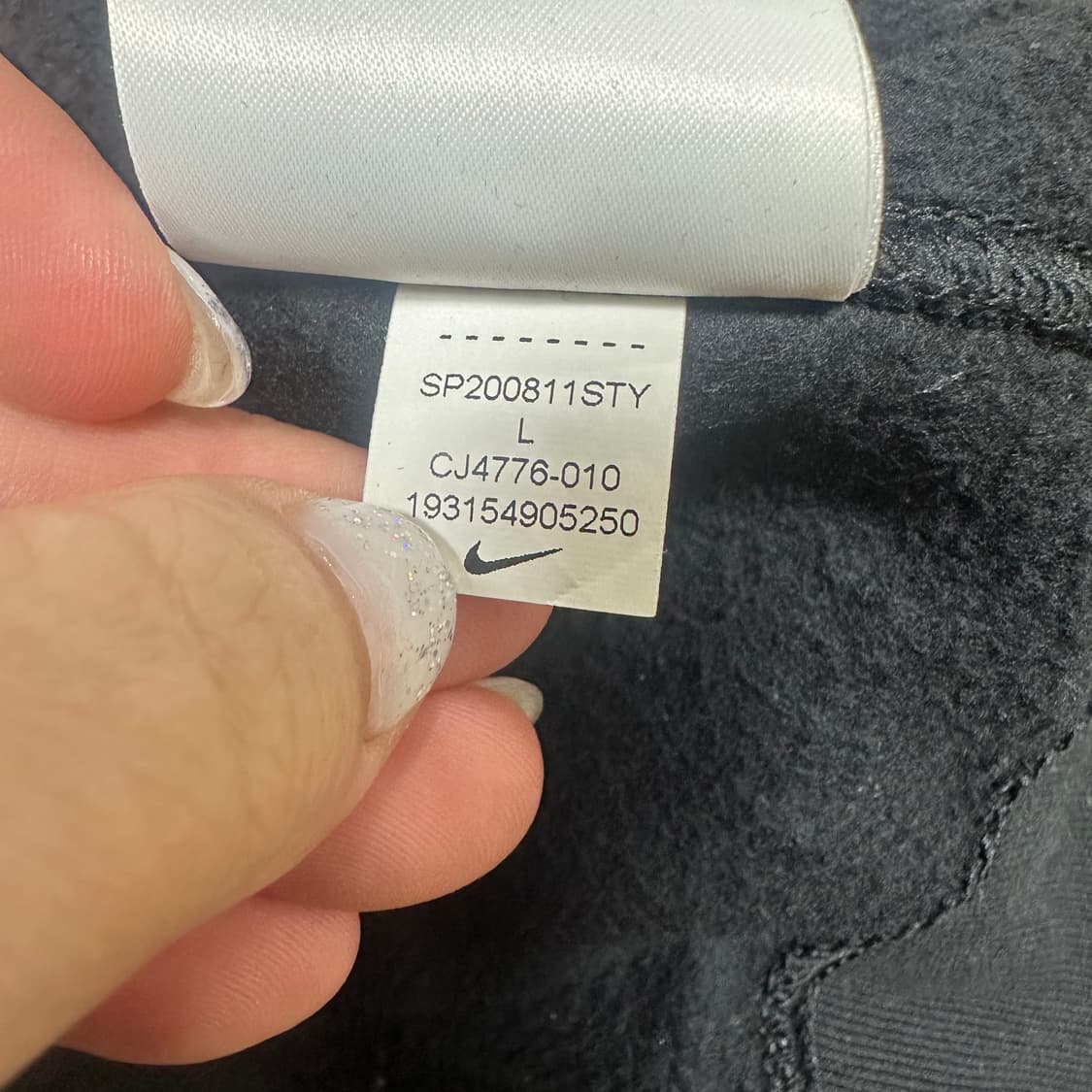 ✨ (바배) 나이키 져스트두잇 박스로고 기모 후드티  상품이미지5