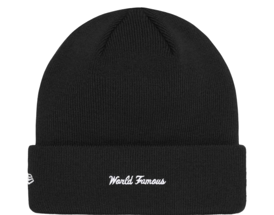 SUPREME NEW ERA BOX LOGO BEANIE BLACK 상품이미지2