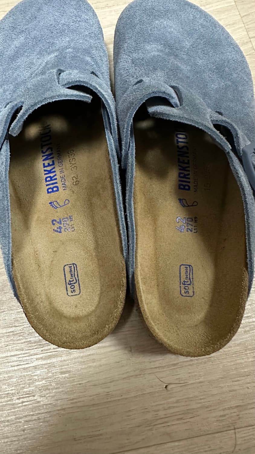 (270 / 42size) 버켄스탁 보스턴 엘리멘탈 블루 상품이미지3