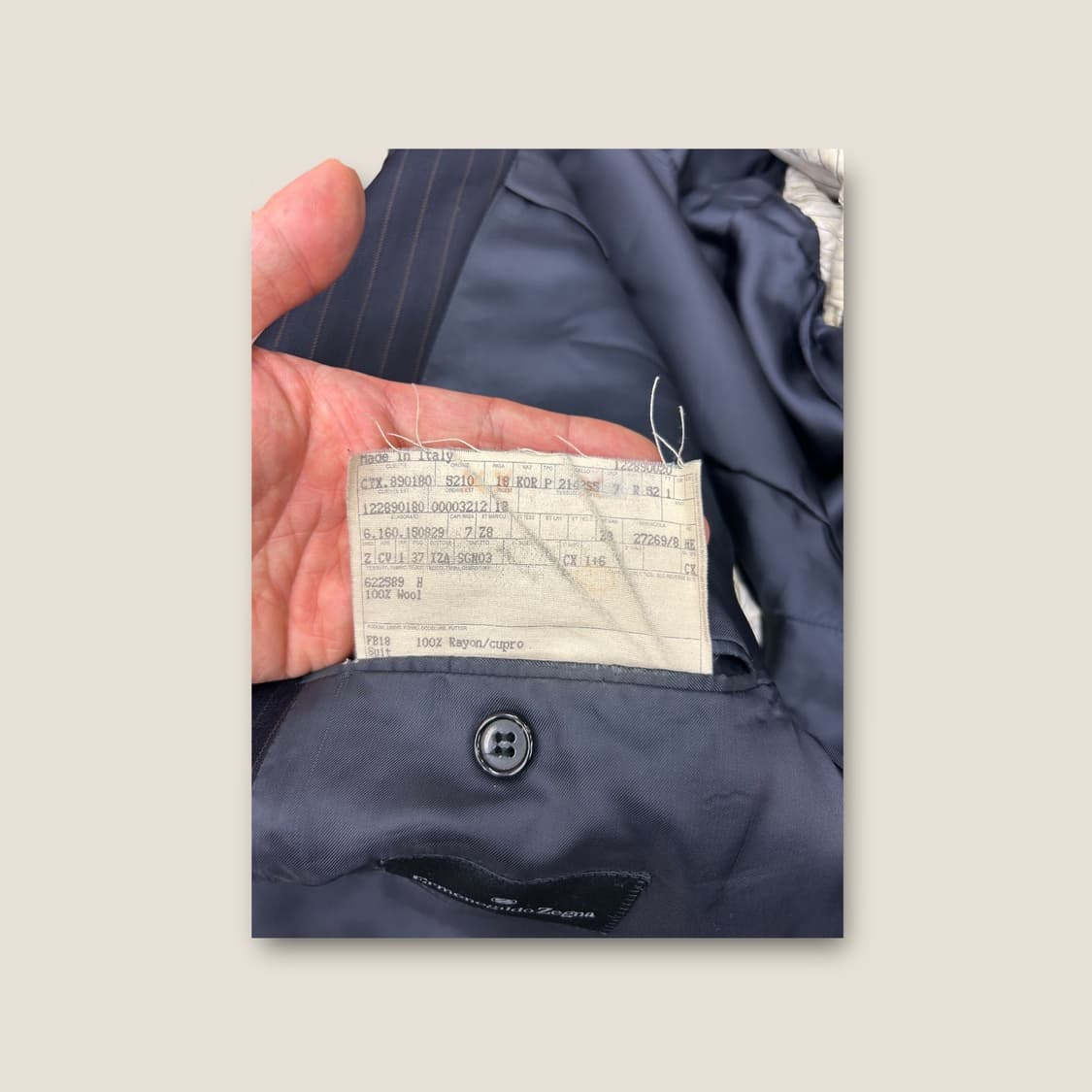 L010 에르메네질도 제냐 수트 (Made in Italy) 52R 상품이미지9