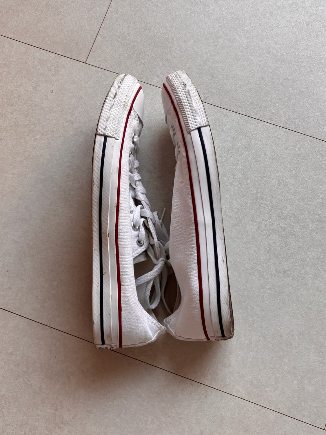 뉴욕 스트릿 감성, 자연 에이징 화이트 올스타 로우 - 화이트 290 상품이미지6