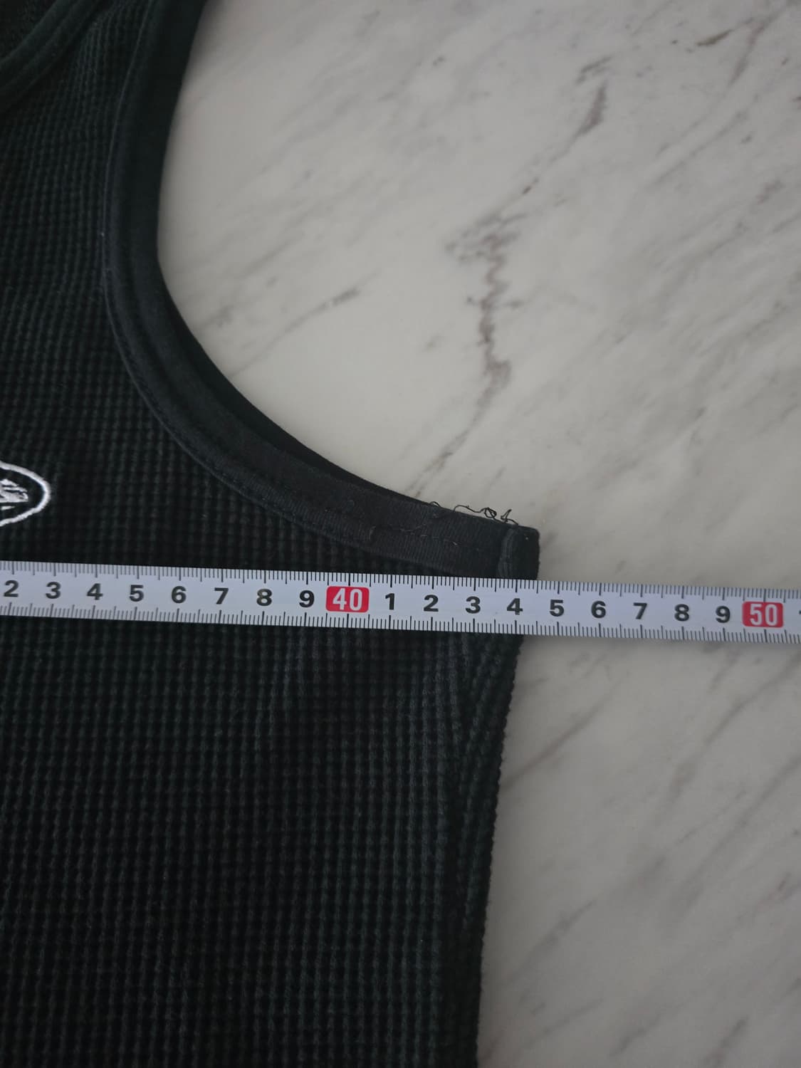 Corteiz bolo tank black S 코르테이즈 와플 슬리브리스 상품이미지8