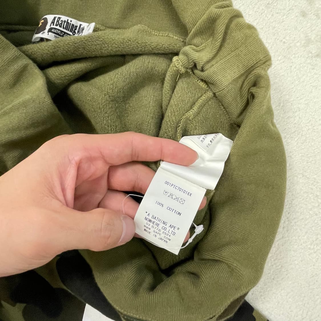 Bape green camo jogger sweatpants  상품이미지7