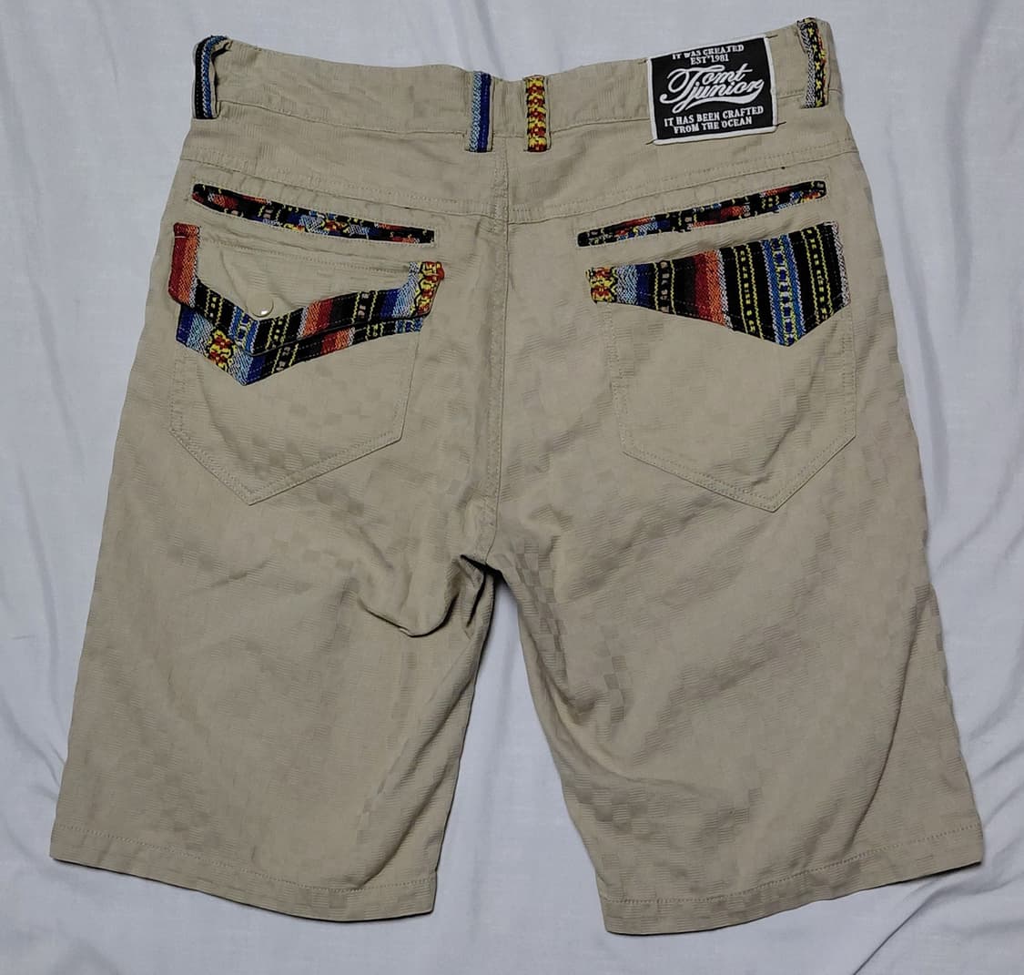 [M] TOMT JUNIOR 에스닉 포인트 체크 텍스처 하프 팬츠 상품이미지8