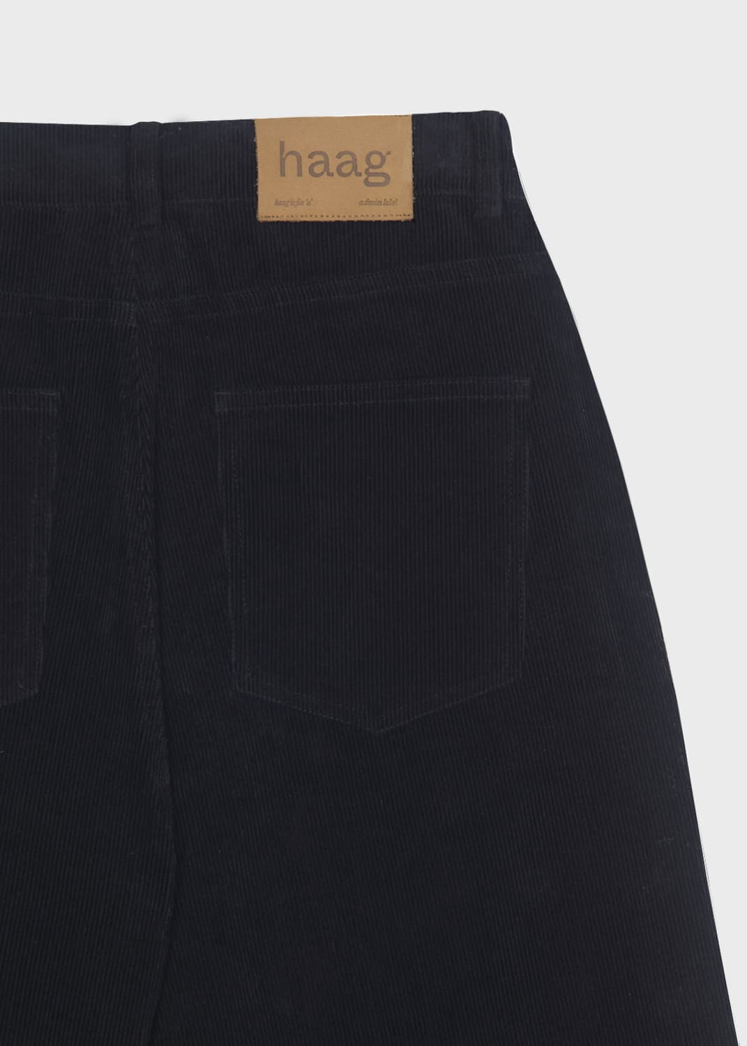 헤이그 코듀로이 팬츠 바지 블랙 M haag corduroy pants 상품이미지2