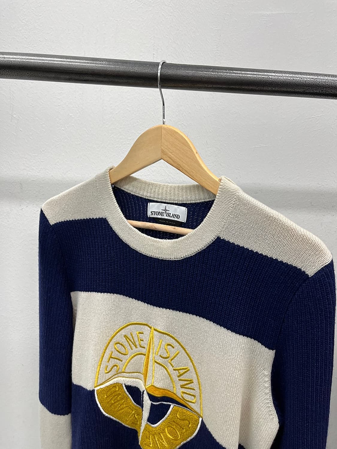 100) 스톤아일랜드 로고자수 니트  상품이미지2