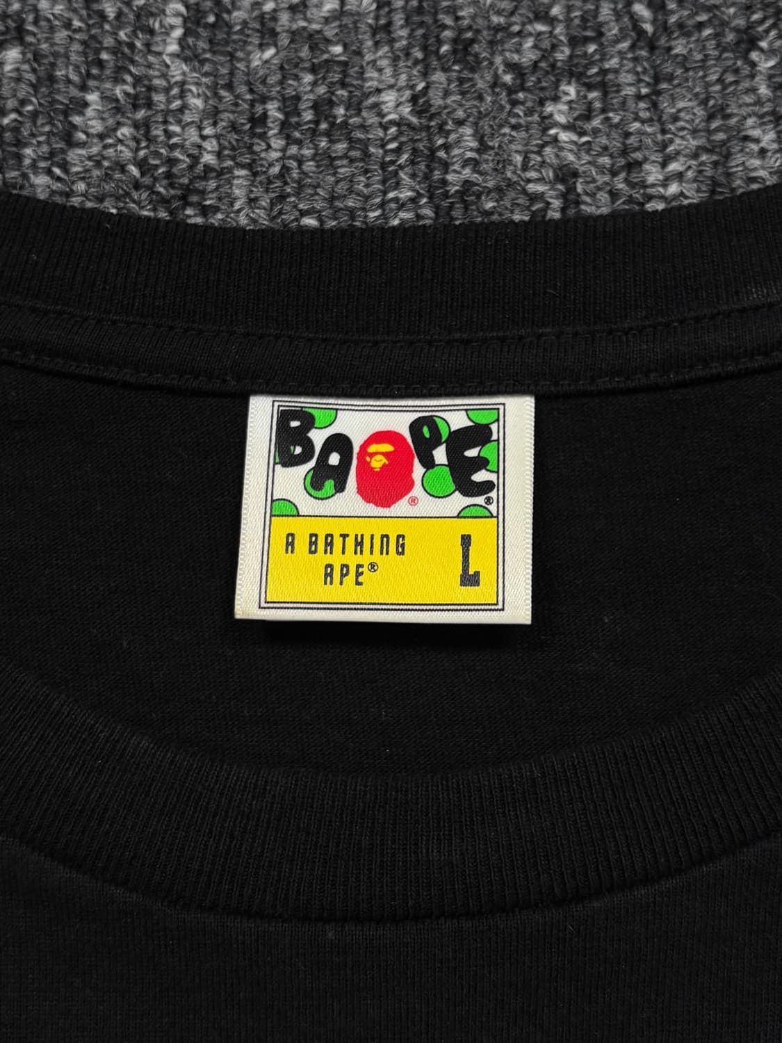 베이프 핑크 ABC 카모 블랙 반팔 상품이미지6