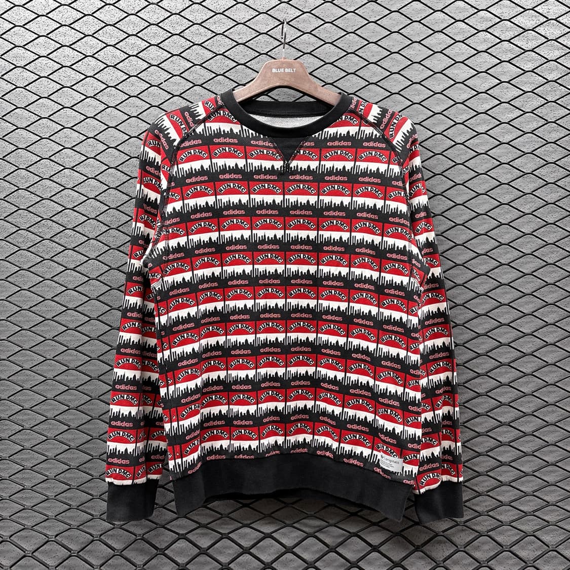 아디다스 올오버 RUN DMC 스웻셔츠 올드스쿨 디테일 상품이미지2