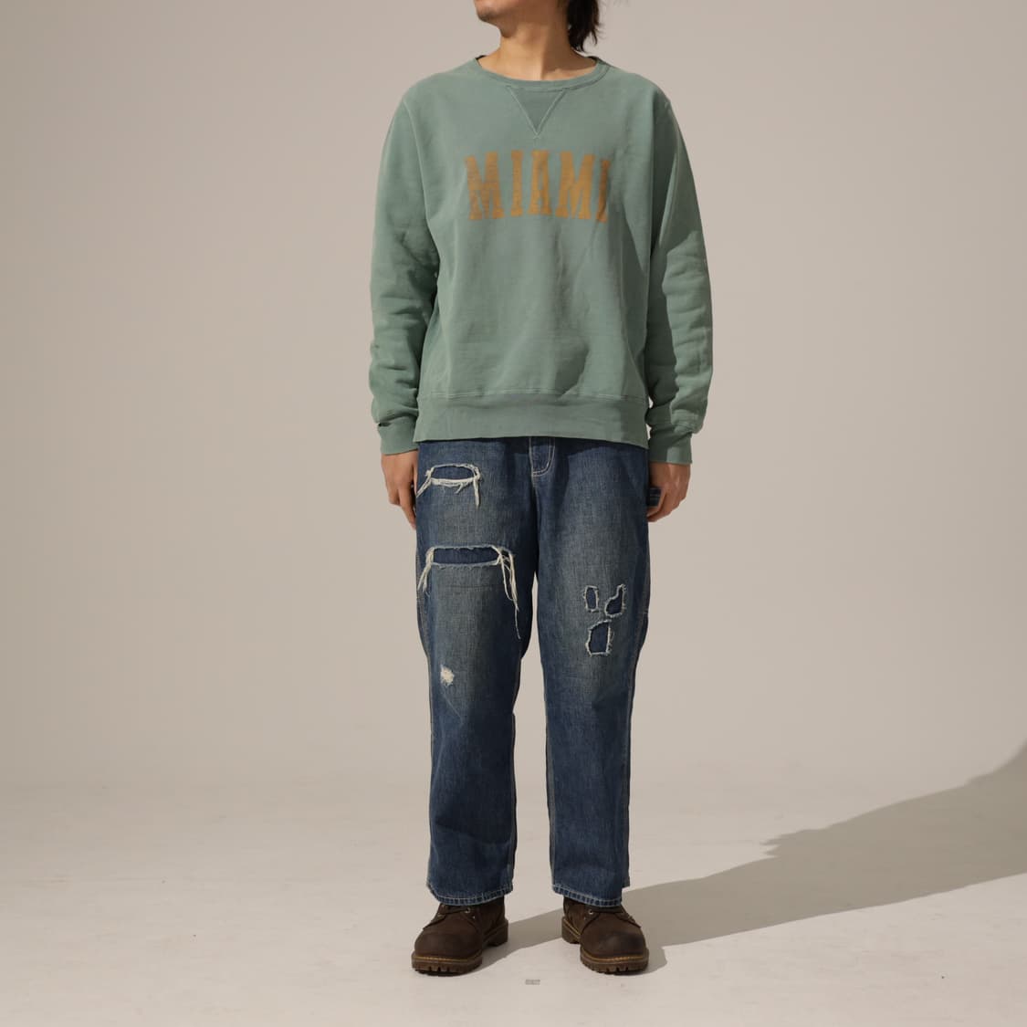 빔즈 데미지 카펜터 데님 팬츠 상품이미지9