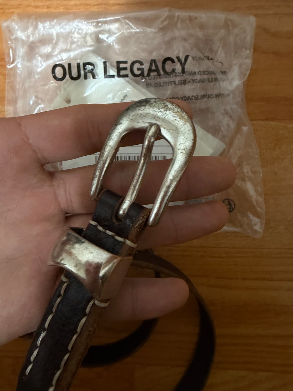 L.89 / our legacy 2cm belt brwon 상품이미지3