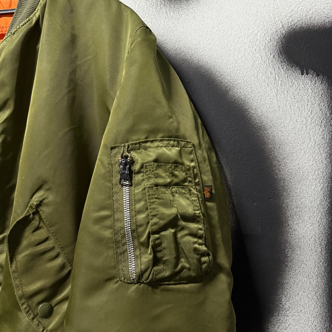 60-70s USA 알파인더스트리 베트남전 ma-1 플라이트 봄버 자켓 상품이미지3