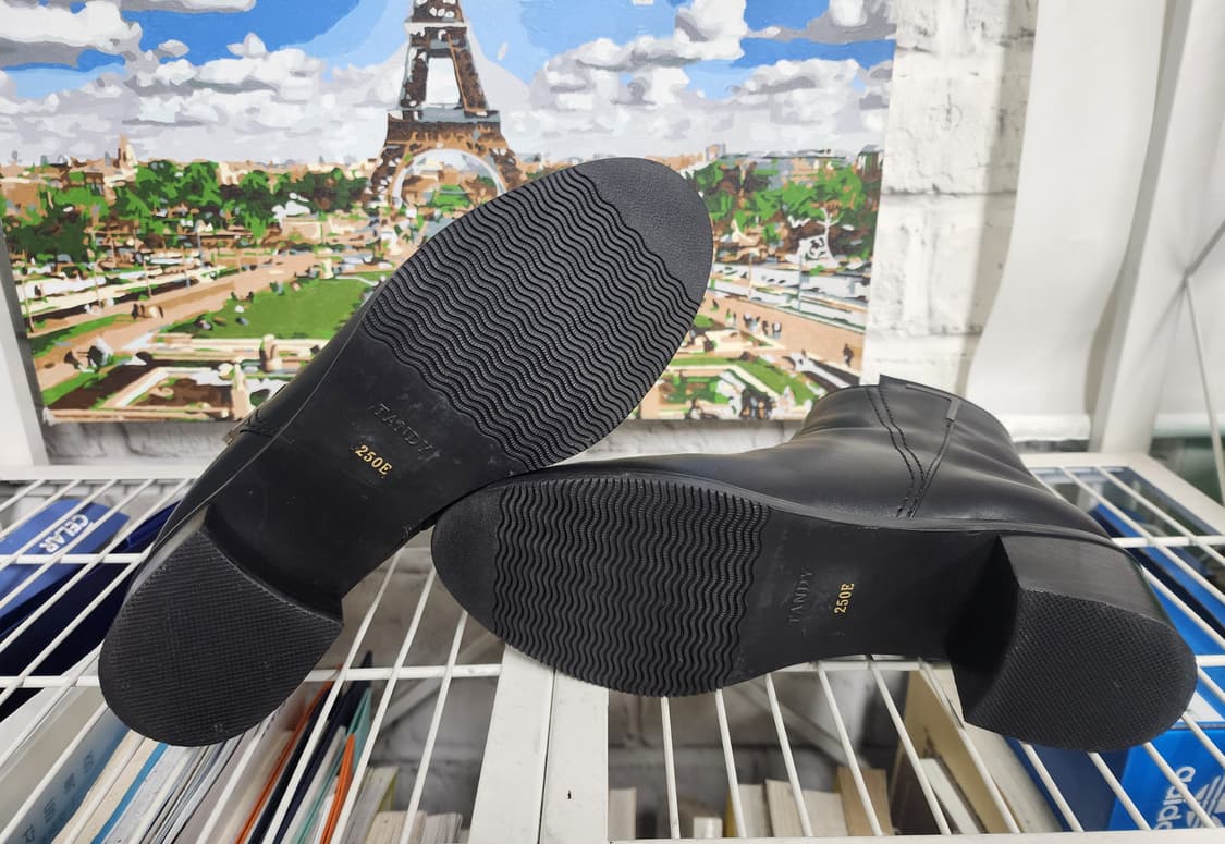 탠디 여성앵클부츠 250 블랙 가죽부츠 HD27 상품이미지6