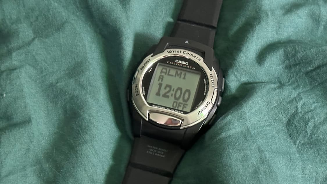 빈티지 카시오 카메라 시계 (casio wqv 3) 상품이미지6