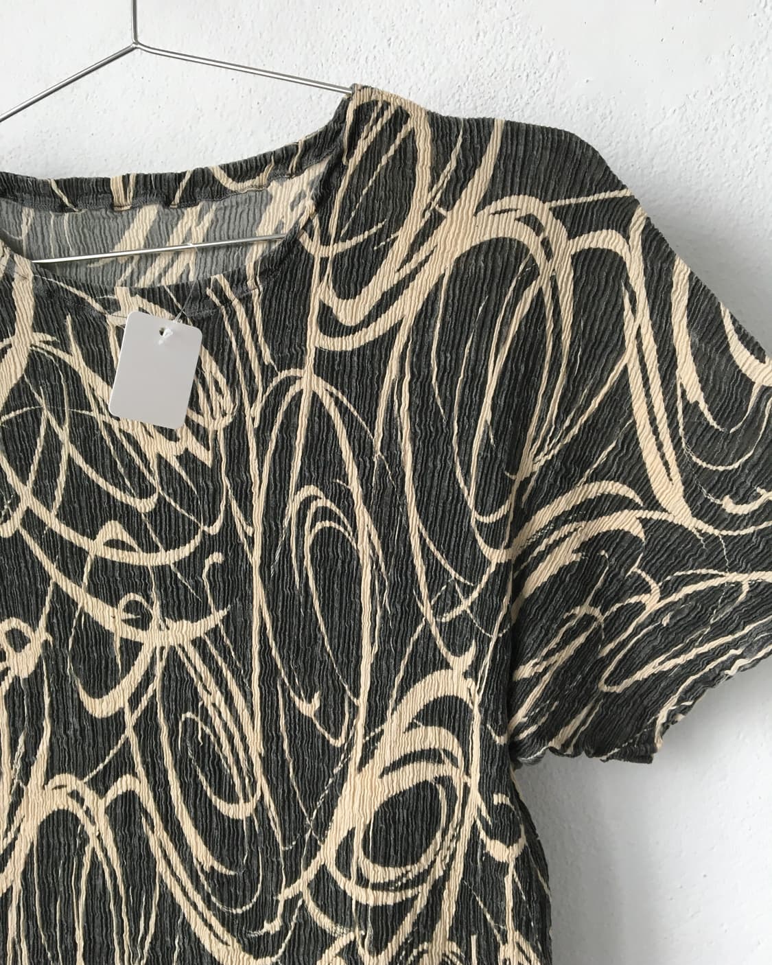 Pattern point pleats top 상품이미지4