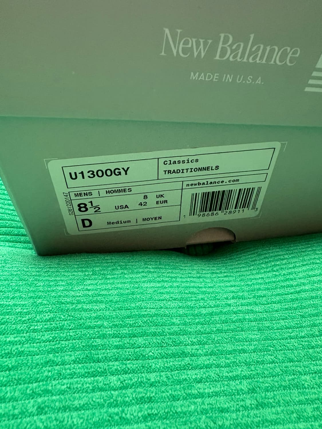 [265] 뉴발란스 MADE IN USA 1300 그레이 상품이미지4