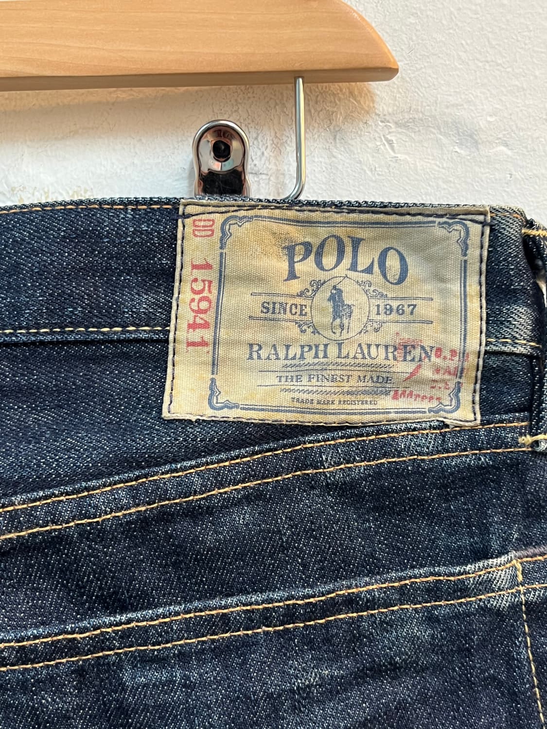 Polo Ralph Lauren 슬림핏 인디고 데님 진 36x32 상품이미지7