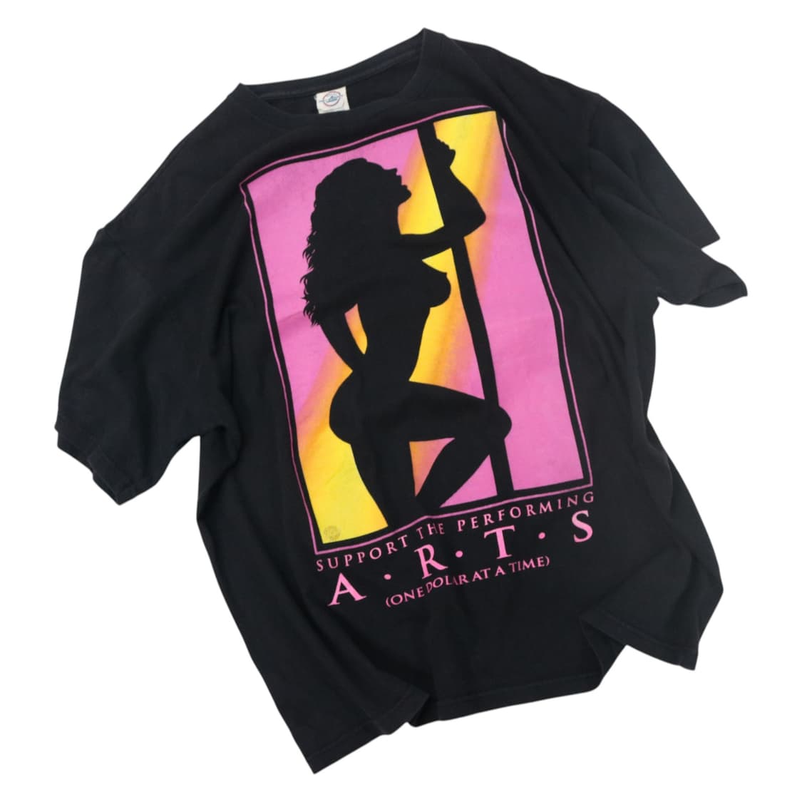 델타 빈티지 SUPPORT THE ARTS 실루엣 그래픽 티셔츠 상품이미지1